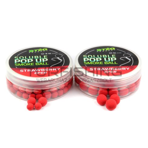 Stég Product Soluble Pop Up Smoke Ball 8-10mm Strawberry 20g
