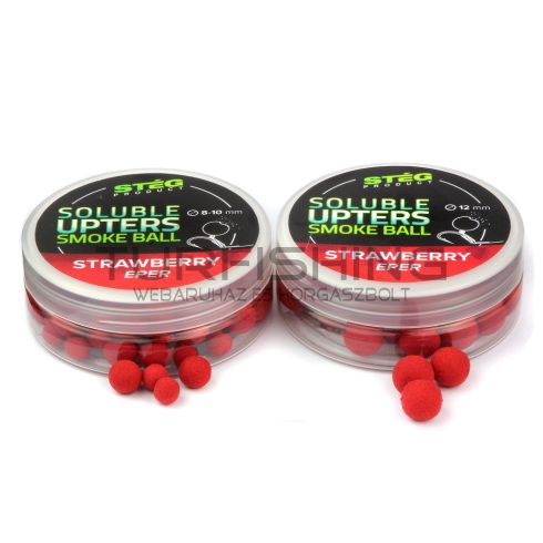 Stég Product Soluble Upters Smoke Ball 8-10mm Strawberry 30g