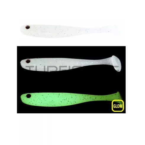 Major Craft MAJOR CRAFT STABI SHAD SLIM 4" 10.2cm #007 Glow