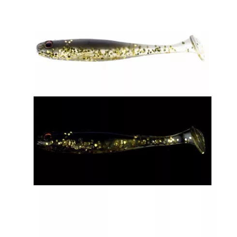 Major Craft MAJOR CRAFT STABI SHAD SLIM 6" 15.3CM 23.5gr #004 Black Gold