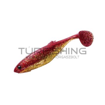  Major Craft MAJOR CRAFT STABI SHAD FAT 6" 15.4cm 36.5gr #001 Red Gold