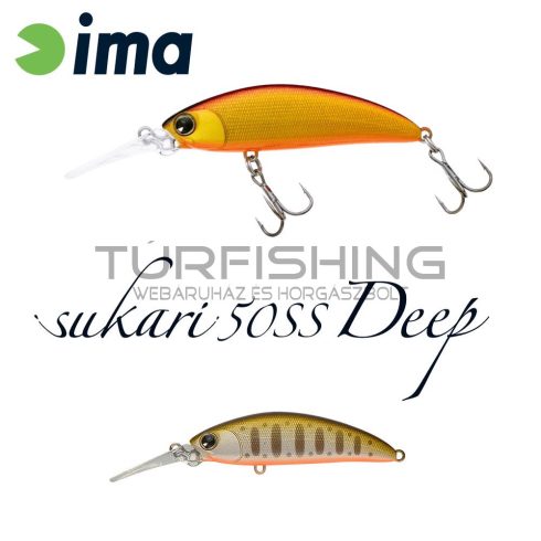 Ima IMA SUKARI 50SS DEEP 50mm 5gr 120 Pearl Yamame Trout