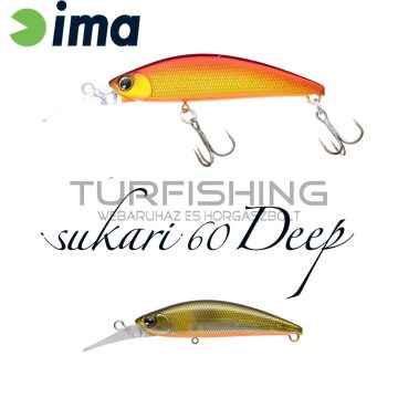 Ima IMA SUKARI 60 DEEP 60mm 8gr 010 Orange Belly Ayu