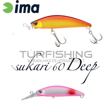 Ima IMA SUKARI 60 DEEP 60mm 8gr 013 Red Spot Pink