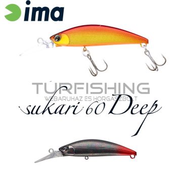 Ima IMA SUKARI 60 DEEP 60mm 8gr 014 Titanium Black 2