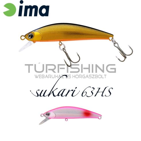 Ima IMA SUKARI 63HS 63mm 8gr 013 Red Spot Pink