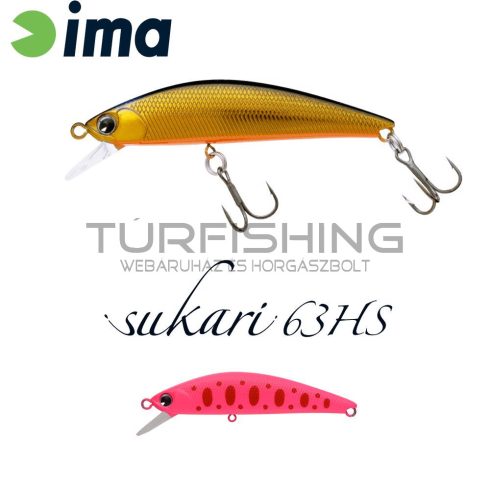 Ima IMA SUKARI 63HS 63mm 8gr 018 Pink Yamame