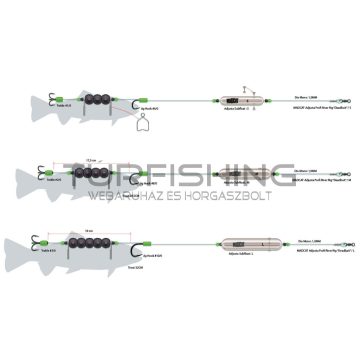MADCAT ADJ. PROFI RR DB 180CM1.00MM 2/0 8/0 40G