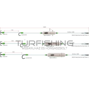 MADCAT ADJ. BASICRR LB 160CM1.00MM 2/0 8/0 40G