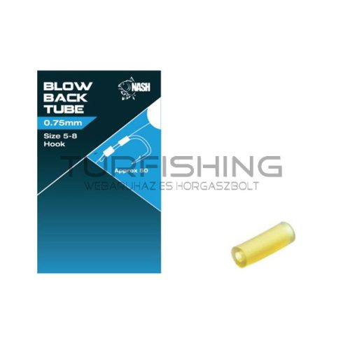 Nash Blow Back Tube Szilikon cső Közepes0.75mm