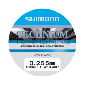 Shimano Technium Prémium bojlis zsinór 0,255mm 6,1kg 1530m