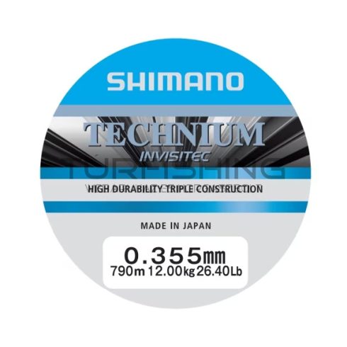 SHIMANO TECHNIUM INVISITEC ZSINÓR 790M 0,355MM