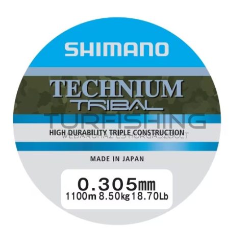 Shimano TECHNIUM Tribal Prémium Bojlis Zsinór 0,305mm/1100m