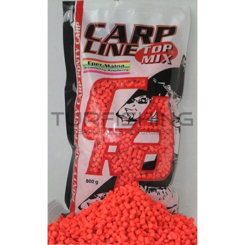 TOP MIX Carp Line Fluoro etető pellet, Eper-Málna