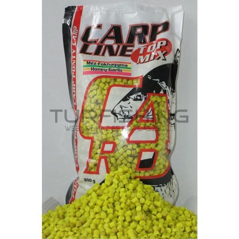 TOP MIX Carp Line Fluoro etető pellet, Méz-Fokhagyma