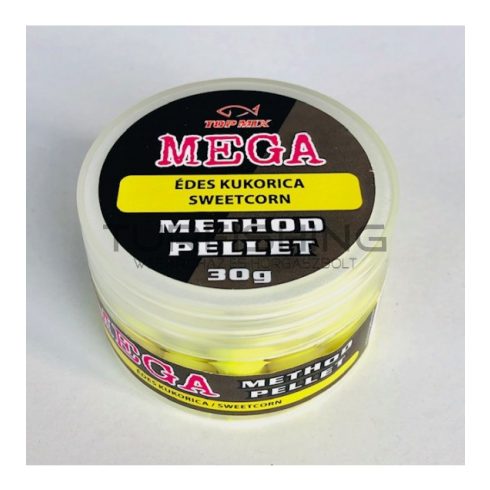 TOP MIX MEGA Method Pellet - Édes kukorica