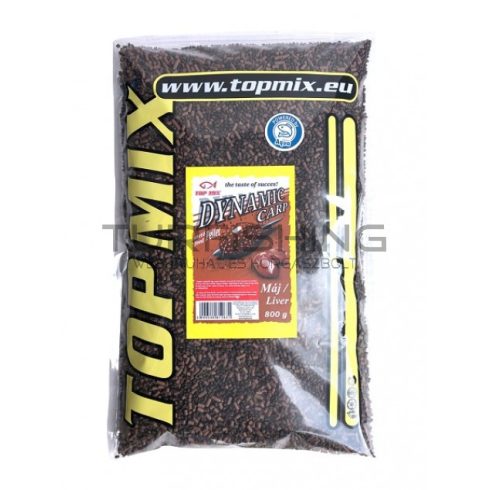 TOP MIX Dynamic Carp etető pellet, Máj