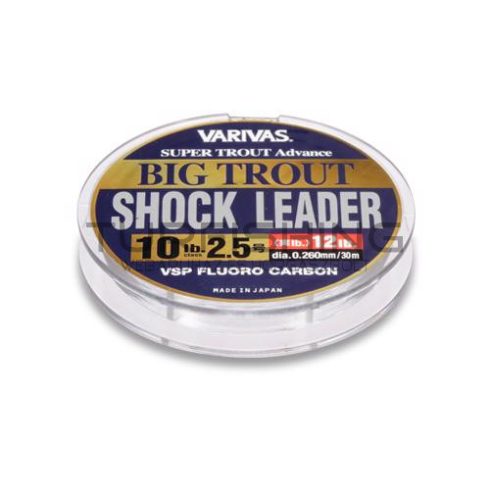 Varivas VARIVAS BIG TROUT SHOCKLEADER FLUOROCARBON VSP 30m 0.218mm 7lb