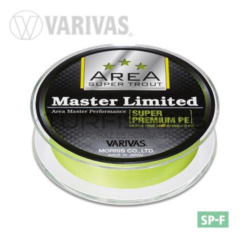 Varivas VARIVAS TROUT AREA MASTER LIMITED PE 75m #0.15 4.5lb YELLOW FLUO