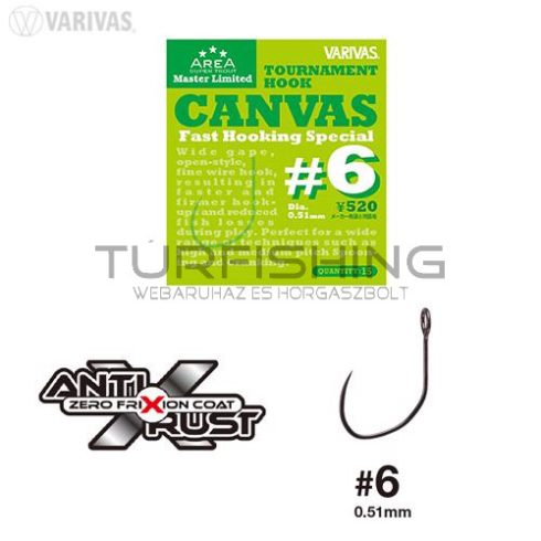 Varivas VARIVAS SUPER TROUT AREA TOURNAMENT CANVAS HOROG #6 Fast Hooking Special