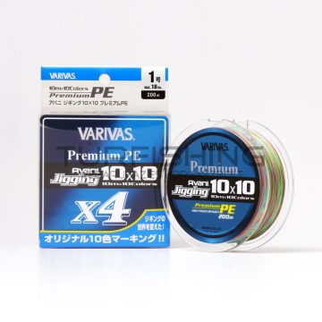   Varivas VARIVAS AVANI JIGGING 10x10 PREMIUM PE X4 200m #0.8 15lb 10mx10 Color