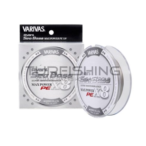 Varivas VARIVAS SEA BASS MAX POWER PE X8 150m #0.8 16.7lb Stealth Grey