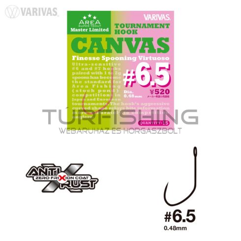 Varivas VARIVAS SUPER TROUT AREA TOURNAMENT CANVAS HOROG #6.5 Finesse Spooning Virtuoso