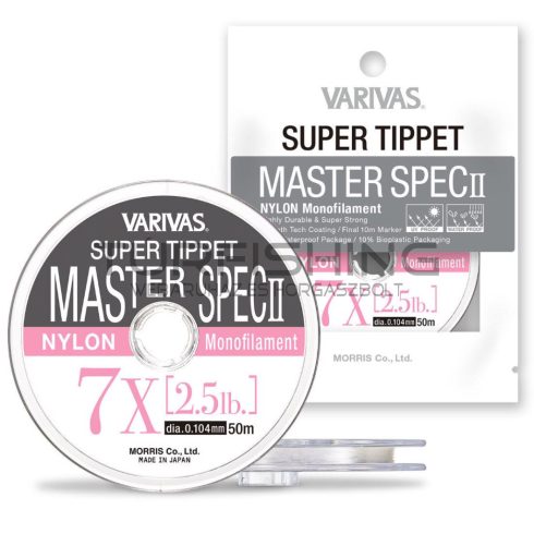 Varivas VARIVAS SUPER TIPPET MASTER SPEC ll NYLON 3X 50m 0.205mm 7.6lb