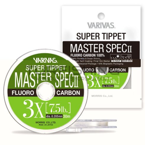 Varivas VARIVAS SUPER TIPPET MASTER SPEC ll FLUORO -2X 25m 0.330mm 19.5lb