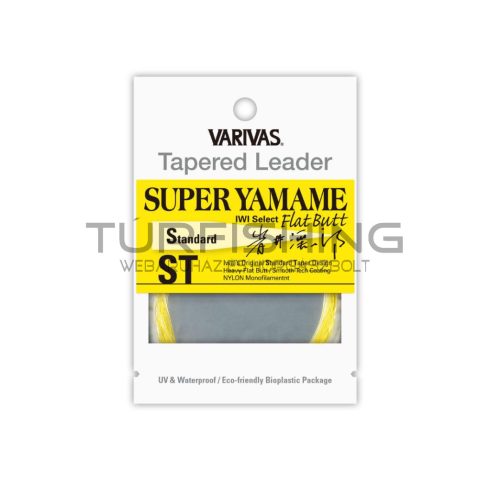 Varivas VARIVAS VÉKONYODÓ ELŐKE TAPERED LEADER SUPER YAMAME FLAT BUTT ST 15ft 4X Flash Yellow