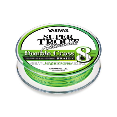 Varivas VARIVAS SUPER TROUT ADVANCE DOUBLE CROSS PE 8X 100m #0.6 9.6lb Light Green Fluo