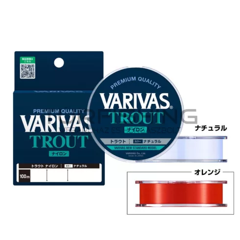 Varivas VARIVAS TROUT 100m 0.205mm 6lb Flash Orange