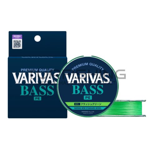 Varivas VARIVAS BASS PE X4 150m #0.6 0.128mm 10lb Flash Green