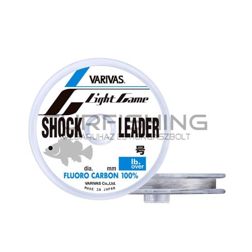 Varivas VARIVAS LIGHT GAME SHOCK LEADER FLUOROCARBON 30m #0.8 0.148mm 3lb