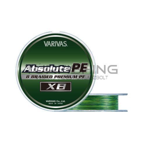 Varivas VARIVAS ABSOLUTE PREMIUM PE X8 150m #1.2 0.185mm 23lb Marking Green