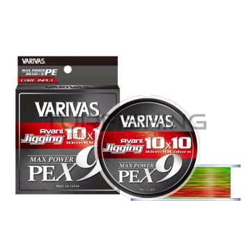   Varivas VARIVAS AVANI JIGGING 10x10 MAX PE X9 200m #0.8 0.148mm 18lb 10mx10 Marking Color