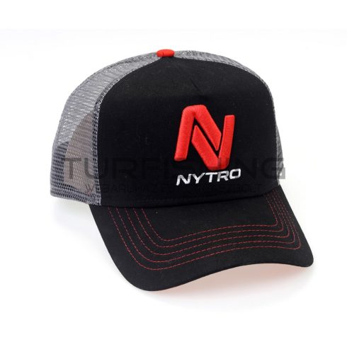 NYTRO BLACK & GREY TRUCKER CAP (MESH BACK)