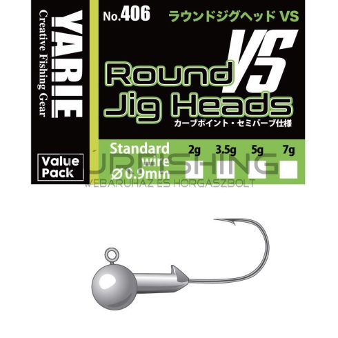 Yarie Jespa JIG FEJ YARIE 406 ROUND VS SEMI BARB 1/0 2.0gr