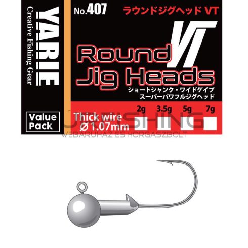 Yarie Jespa JIG FEJ YARIE 407 ROUND VT THICK WIRE 3/0 2.0gr