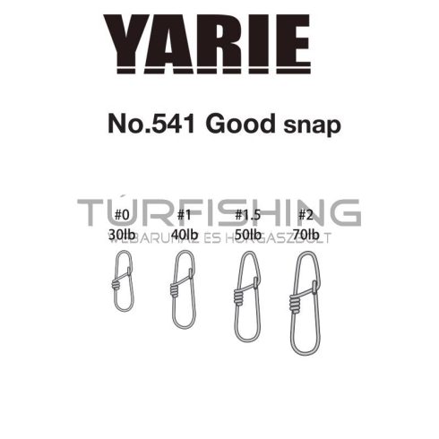 Yarie Jespa KAPOCS YARIE 541 GOOD SNAP 30LB 0