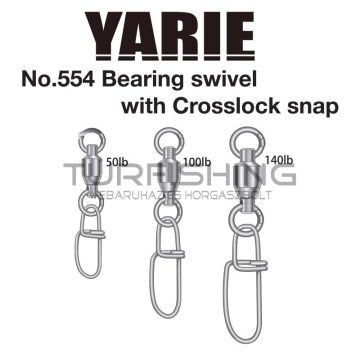   Yarie Jespa FORGÓKAPOCS YARIE 554 CROSSLOCK BEARING SWIVEL 100LB