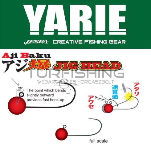 Yarie Jespa JIG FEJ YARIE 645 AJIBAKU RED 8 0.2gr