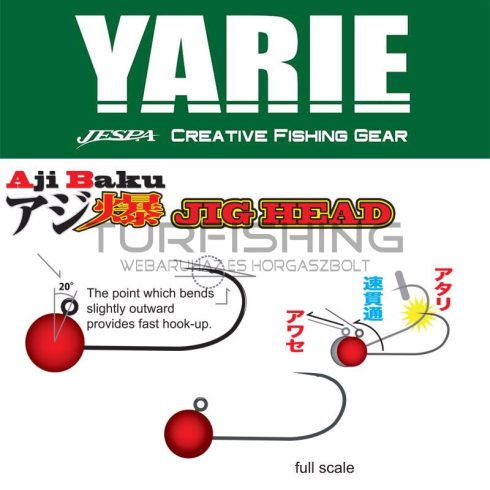 Yarie Jespa JIG FEJ YARIE 646 AJIBAKU RED 6 1.0gr