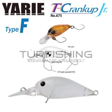   Yarie Jespa YARIE T-CRANKUP JR 675 TYPE F 2.8mm 1.8gr C1 Clear