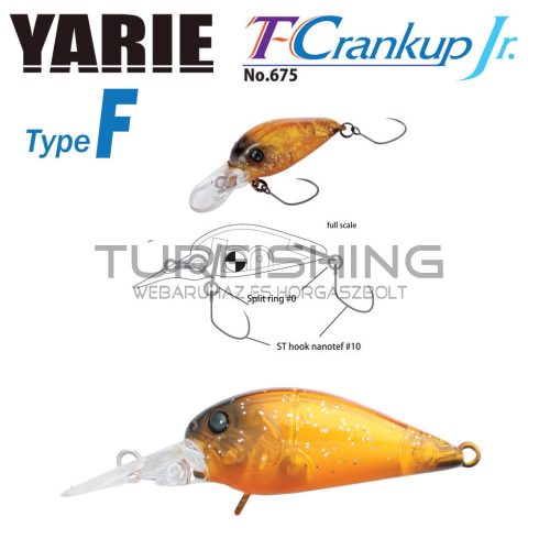 Yarie Jespa YARIE T-CRANKUP JR 675 TYPE F 2.8mm 1.8gr C19 YM Brown