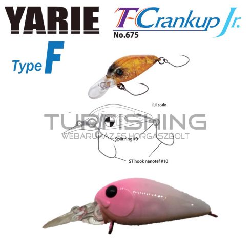 Yarie Jespa YARIE T-CRANKUP JR 675 TYPE F 2.8mm 1.8gr C30 Matsupin