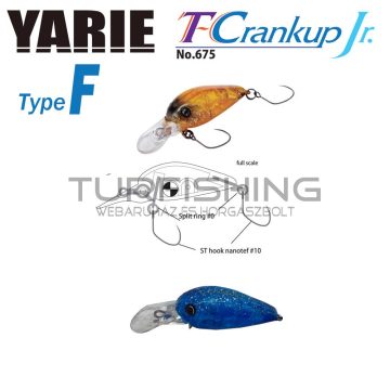   Yarie Jespa YARIE T-CRANKUP JR 675 TYPE F 2.8mm 1.8gr C32 IT Blue