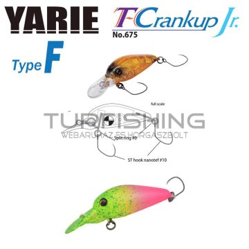   Yarie Jespa YARIE 675 T-CRANKUP JR TYPE F 2.8mm 1.8gr C34 Go Go Chart