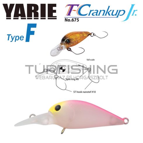 Yarie Jespa YARIE T-CRANKUP JR 675 TYPE F 2.8mm 1.8gr C4 Stubakihime