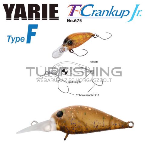 Yarie Jespa YARIE T-CRANKUP JR 675 TYPE F 2.8mm 1.8gr C5 Mastupele